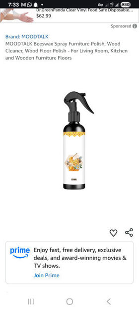 Picture of Beeswax Spray Furniture