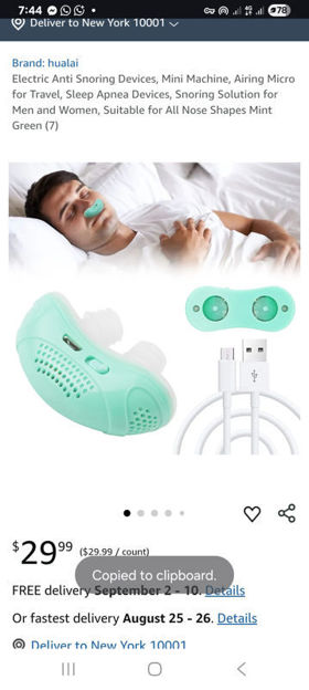 Picture of Electric Snoring Devices Solution Suitable