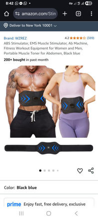Picture of Stimulator Machine Fitness Equipment Portable