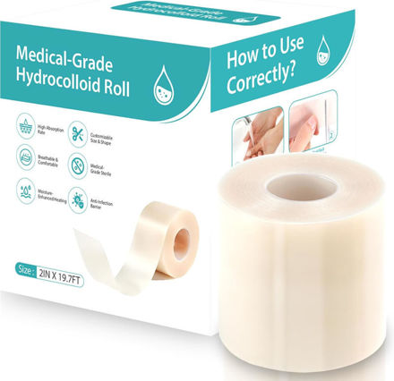 Picture of Hydrocolloid Bandages Roll 19 7 Self Adhesive