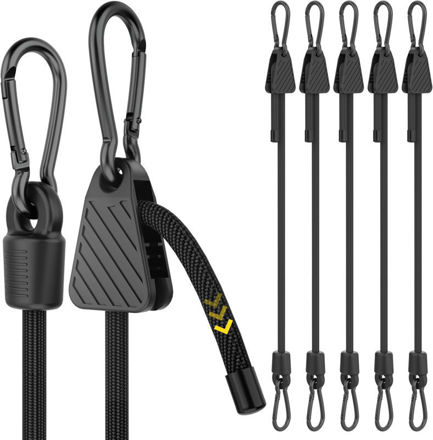 Picture of Rugtol Adjustable Bungee Cords Carabiner