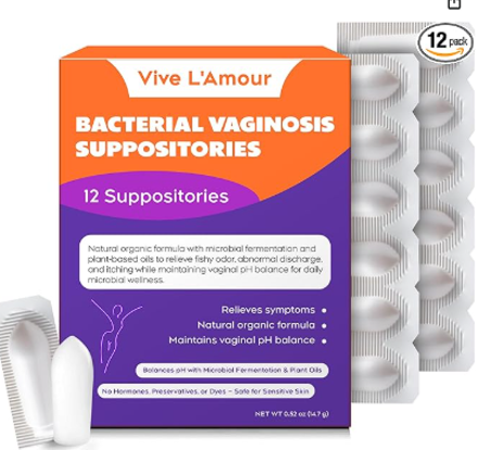 Picture of Vive LAmour Suppositories Bacterial Vaginosis