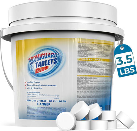 Picture of Bromine Tablets Brominating Chemical Sanitizer
