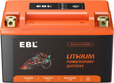 Picture of EBL Lithium YTZ10S BS Motorcycle Generator
