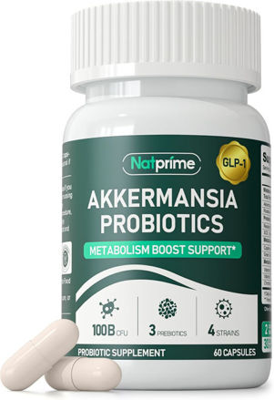 Picture of Natprime Akkermansia Probiotic GLP 1 Supplement