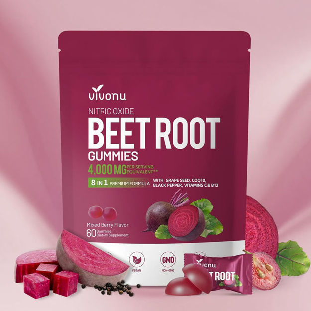 Picture of Beetroot Supplement Vitamins L Arginine L Citrulline