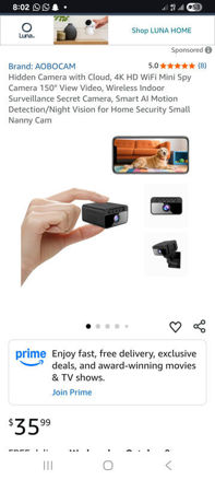 Picture of Hidden Camera with Cloud